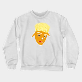 Funny Angry Face Crewneck Sweatshirt